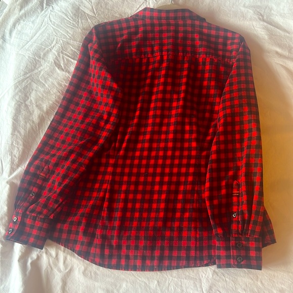 Orvis Buffalo Plaid button-up shirt women’s medium - Picture 4 of 4